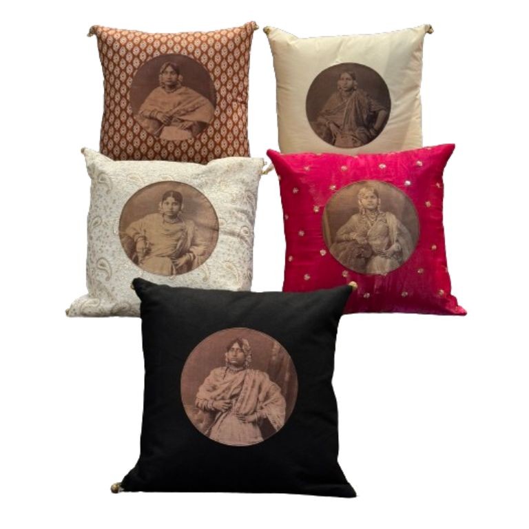 Beauties of Lucknow Cushion Cover