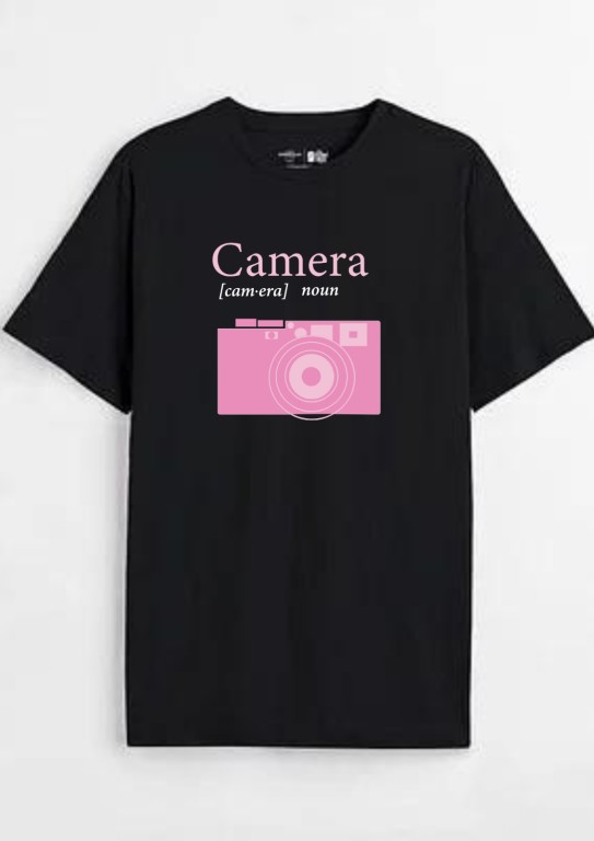 Pink Camera T-shirt