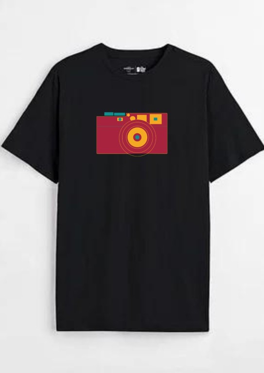 Red Camera T-shirt